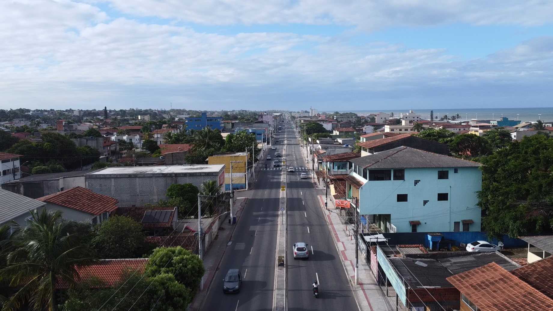 Imagem aérea - Rodovia ES-010