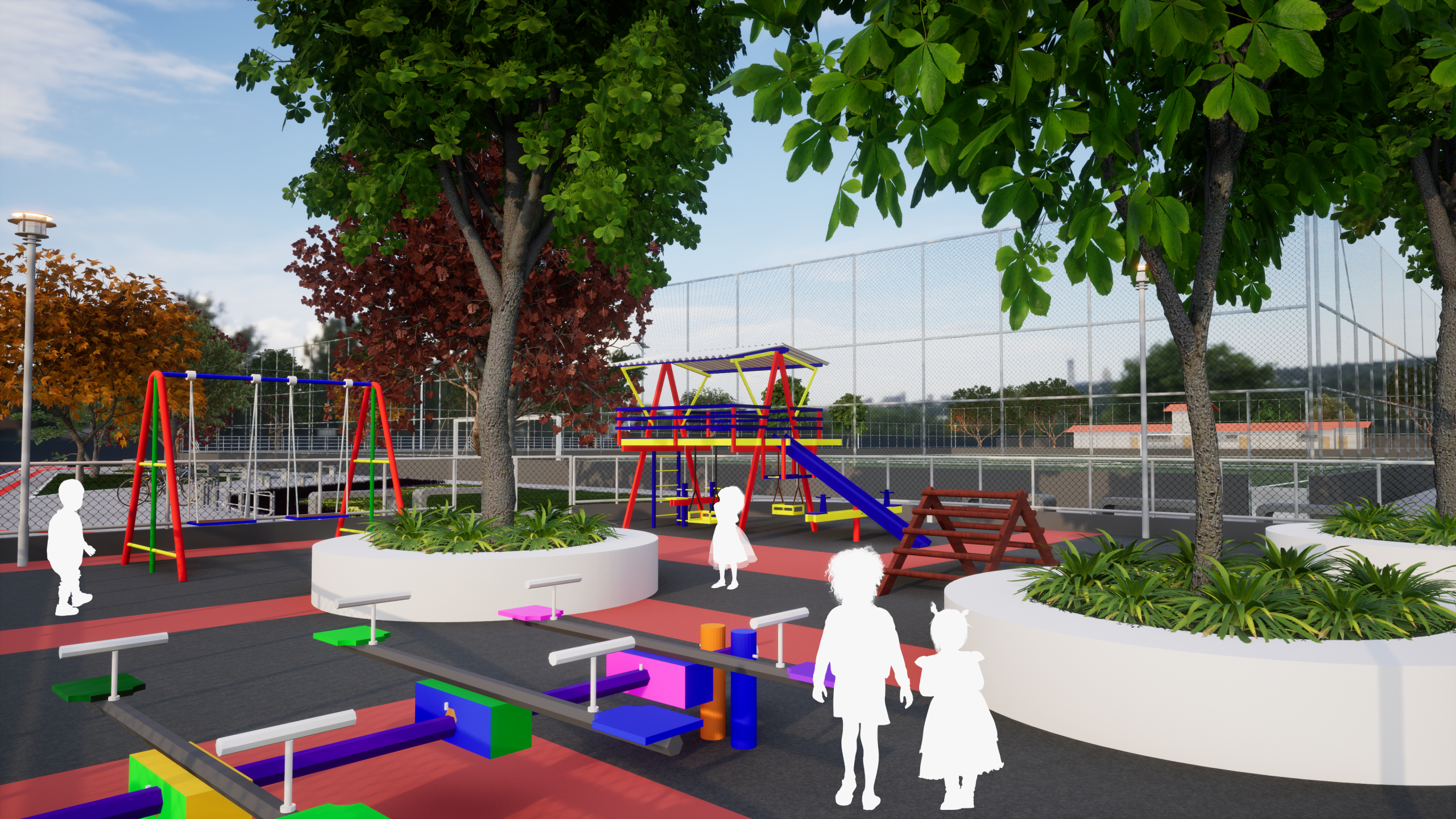 Campo do Guarani — Parquinho Infantil e Integração com o Campo